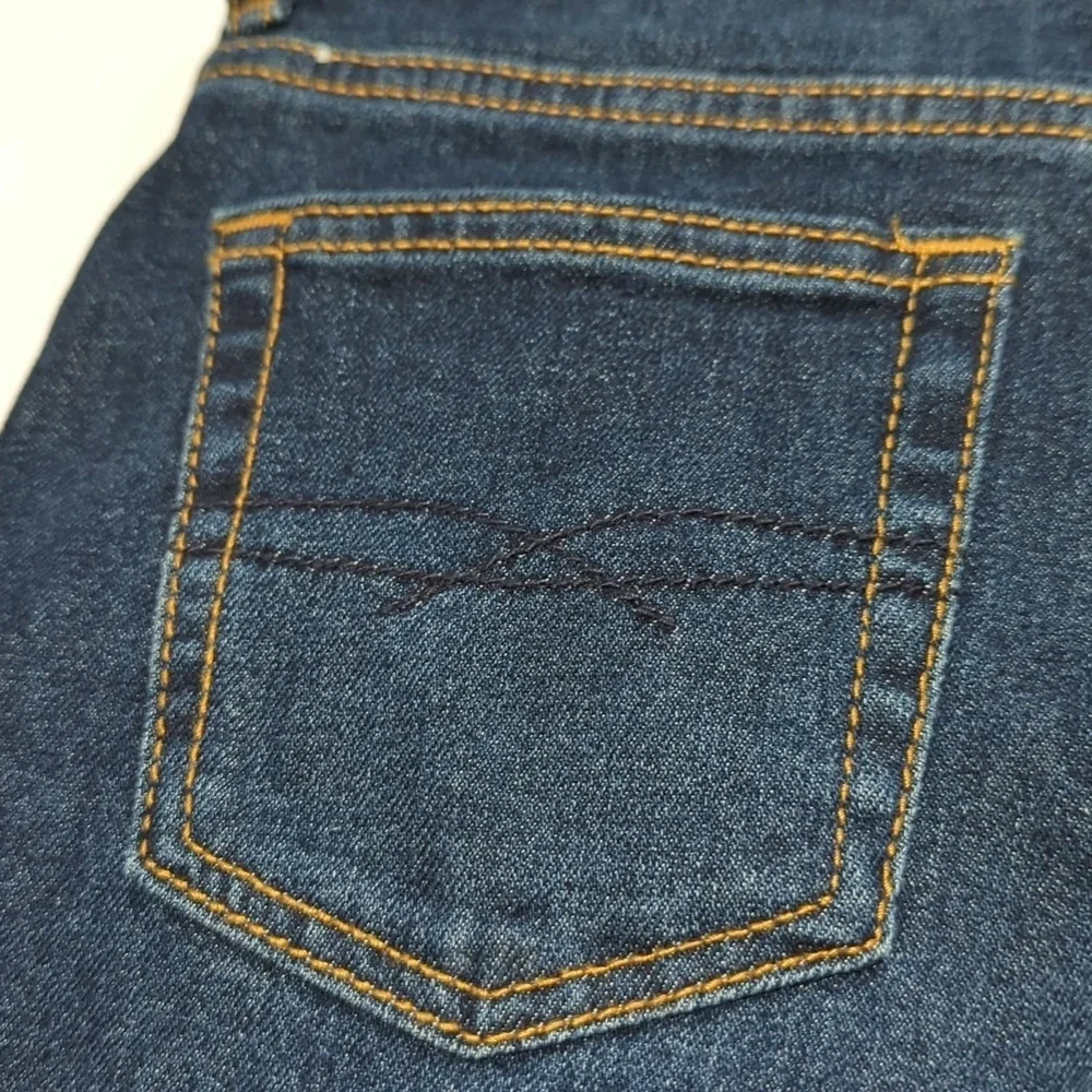 Levi's 10R Blue Straight Leg Kids Jeans with Floral Embroidery NEW WITH TAGS!!
